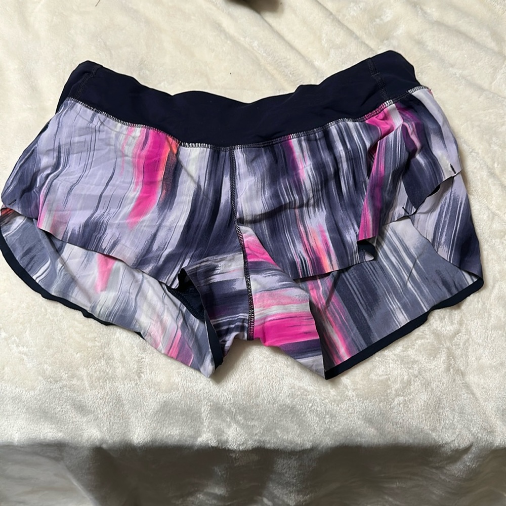 4 way lululemon speed shorts